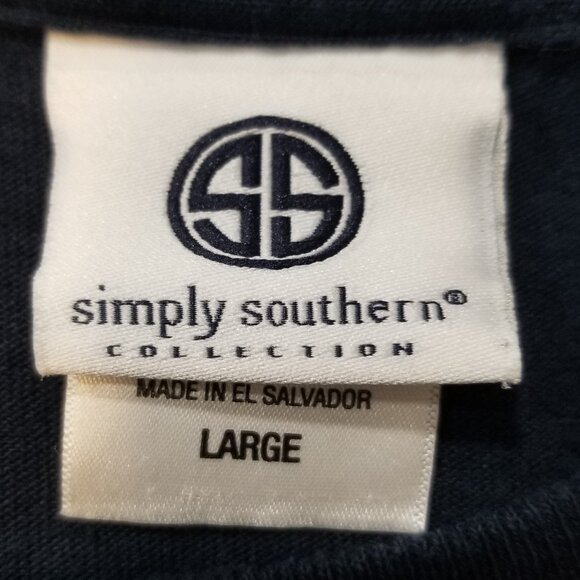 Ladies' Simply Southern S/S Tee with zebra graphic, Size L, EUC - Picture 7 of 10